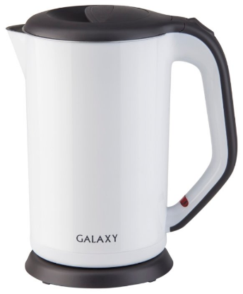 Изображение Электрический чайник Galaxy GL0318 (2000 Вт/1,7 л /металл, пластик/белый)