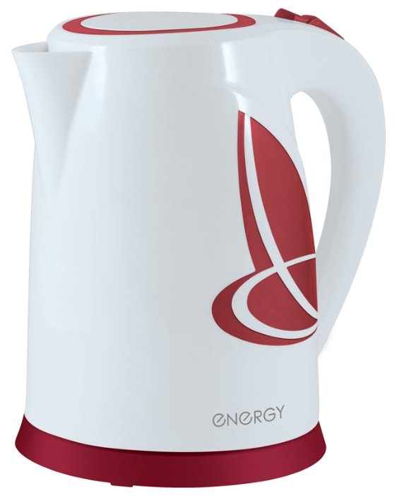 Изображение Электрический чайник Energy E-211 (2200 Вт/1,8 л /пластик/красный, белый)