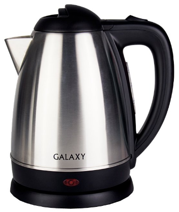 Изображение Электрический чайник Galaxy GL0304 (1800 Вт/1,8 л /металл/черный, серебристый)