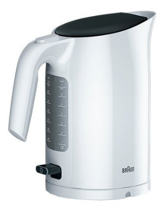 Изображение Электрический чайник Braun WK3110WH (3000 Вт/1,7 л /пластик/белый)