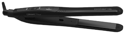 Изображение Щипцы для волос Polaris PHS 2090K черный (35 Вт /200 °C/керамическое)