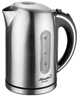 Изображение Электрический чайник Atlanta ATH-2425 (2100 Вт/1,7 л /металл/серебристый)