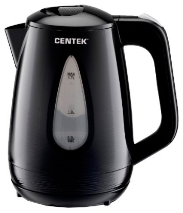 Изображение Электрический чайник CENTEK CT-0048 (2200 Вт/1,8 л /пластик/черный)