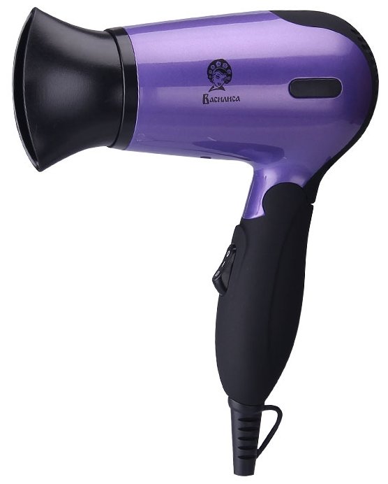 Изображение Компактный фен Василиса ФН2-1400 (1400 Вт /фиолетовый, черный)