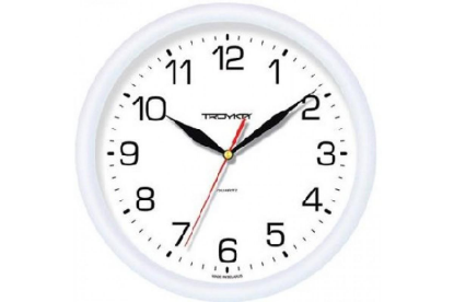 Изображение Настенные часы Troyka КЛАССИКА БЕЛЫЕ (21210213) белый