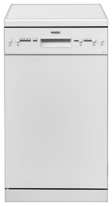 Изображение Посудомоечная машина Ginzzu DC418 (узкая, 9 комплектов, белый)