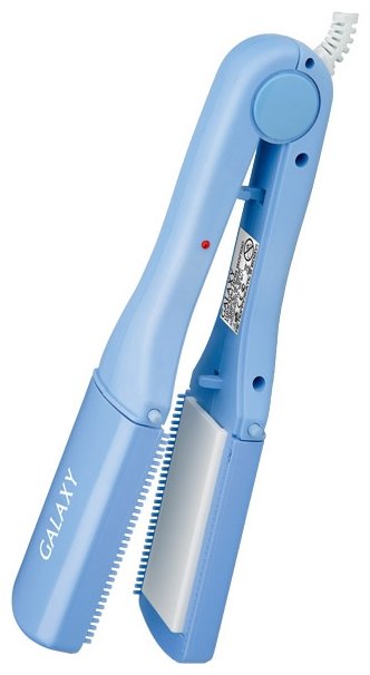 Изображение Щипцы для волос Galaxy GL4506 голубой (48 Вт /180 °C/керамическое)