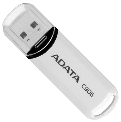 Изображение USB flash ADATA C906,(USB 2.0/16 Гб)-белый (AC906-16G-RWH)