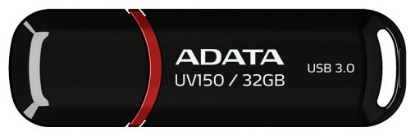 Изображение USB flash ADATA DashDrive UV150,(USB 3.0/32 Гб)-черный (AUV150-32G-RBK)