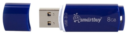 Изображение USB flash SmartBuy Crown,(USB 3.0/8 Гб)-синий (SB8GBCRW-Bl)