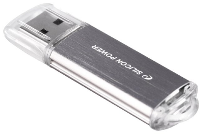 Изображение USB flash Silicon Power Ultima II,(USB 2.0/16 Гб)-серебристый (SP016GBUF2M01V1S)