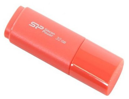 Изображение USB flash Silicon Power Ultima U06,(USB 2.0/32 Гб)-розовый (SP032GBUF2U06V1P)