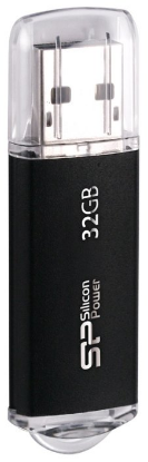 Изображение USB flash Silicon Power Ultima II,(USB 2.0/32 Гб)-черный (SP032GBUF2M01V1K)