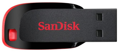 Изображение USB flash SanDisk Cruzer Blade,(USB 2.0/32 Гб)-красный, черный (SDCZ50-032G-B35)