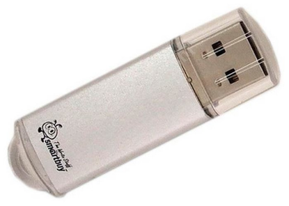 Изображение USB flash SmartBuy V-Cut,(USB 2.0/32 Гб)-серебристый (SB32GBVC-S)