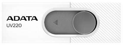 Изображение USB flash ADATA UV220,(USB 2.0/32 Гб)-белый, серый (AUV220-32G-RWHGY)