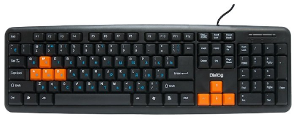 Изображение Клавиатура Dialog KS-020U (USB), (черный, оранжевый)