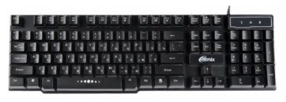 Изображение Клавиатура Ritmix RKB-200BL (USB), (черный)