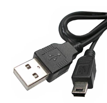 Изображение Кабель соединительный 5BITES UC5007-005 USB 2.0 A mini USB 2.0 B черный 0,5 м