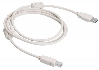 Изображение Кабель соединительный Buro USB2.0-AM/BM-1.8M-MG USB 2.0 A USB 2.0 B серый 1,8 м