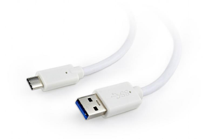 Изображение Кабель соединительный Gembird CCP-USB3-AMCM-1M-W USB 3.0 A USB 3.0 C белый 1 м