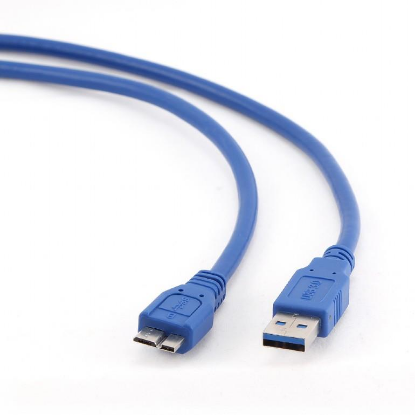 Изображение Кабель соединительный Gembird PRO CCP-mUSB3-AMBM-10 USB 3.0 A micro USB 3.0 B синий 3 м