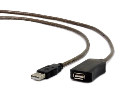 Изображение Кабель удлинительный Gembird UAE-01-10M USB 2.0 A USB 2.0 A черный 10 м