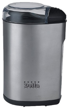 Изображение Кофемолка DELTA DL-92K (65 г/160 Вт /серебристый, черный)