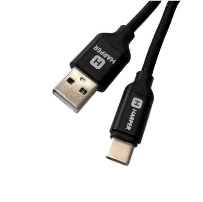 Изображение Кабель соединительный Harper BRCH-710 USB 2.0 A USB 3.0 C черный 1 м