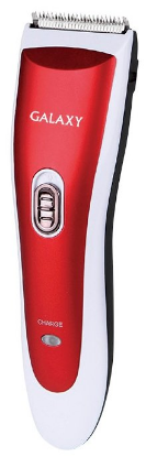 Изображение Машинка для стрижки бороды и усов, головы Galaxy GL4157, белый, красный