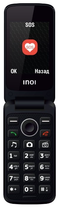 Изображение Мобильный телефон INOI 247B,черный