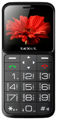 Изображение Мобильный телефон teXet TM-B226,красный, черный