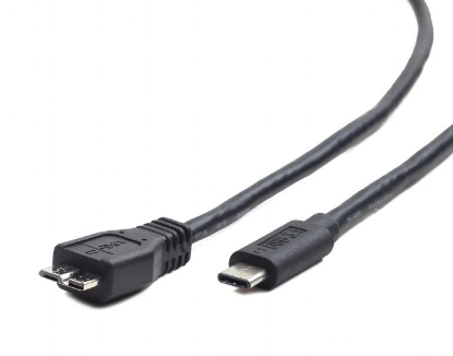 Изображение Кабель соединительный Gembird CCP-USB3-mBMCM-1M micro USB 3.0 B USB 3.0 C черный 1 м