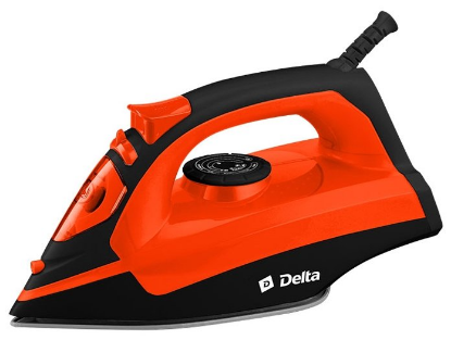 Изображение Утюг DELTA DL-755 (2200 Вт/оранжевый, черный)