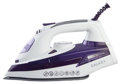 Изображение Утюг Galaxy GL6106 (2000 Вт/белый, фиолетовый)
