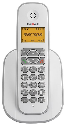 Изображение Радиотелефон teXet TX-D4505A серый, (трубка, база)