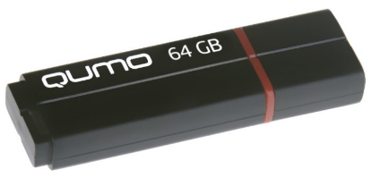 Изображение USB flash Qumo Speedster,(USB 3.0/64 Гб)-черный (QM64GUD3-SP-black)