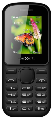 Изображение Мобильный телефон teXet TM-130,красный, черный