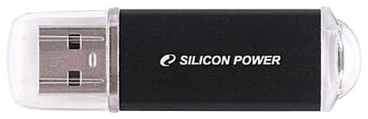 Изображение USB flash Silicon Power Ultima II,(USB 2.0/8 Гб)-черный (SP008GBUF2M01V1K)