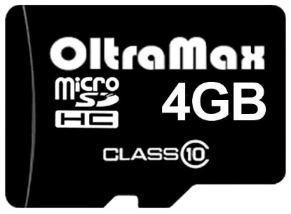 Изображение Карта памяти OltraMax MicroSDHC Class 10 4 Гб