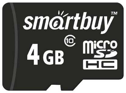 Изображение Карта памяти SmartBuy MicroSDHC Class 10 4 Гб