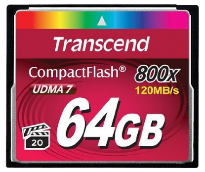 Изображение Карта памяти Transcend Compact Flash  64 Гб  TS64GCF800