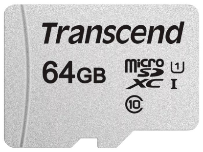 Изображение Карта памяти Transcend MicroSDXC Class 10 64 Гб адаптер на SD TS64GUSD300S-A