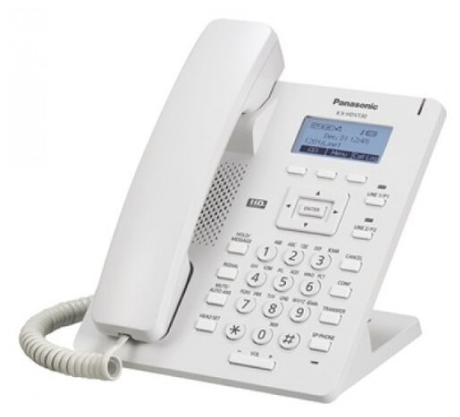 Изображение VoIP-телефон Panasonic KX-HDV130RU белый