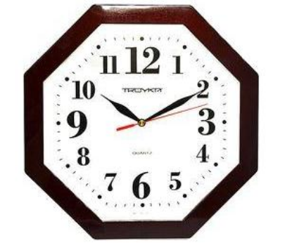 Изображение Настенные часы Troyka 41431416 коричневый