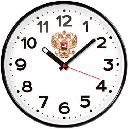 Изображение Настенные часы Troyka 77770732 белый/черный