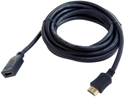 Изображение Удлинитель Cablexpert CC-HDMI4X-6 HDMI-HDMI (черный) (1,8 м)