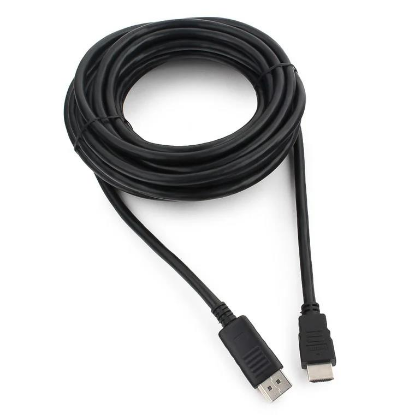 Изображение Кабель Cablexpert CC-DP-HDMI-7.5M DisplayPort-HDMI (черный) (7,5 м)