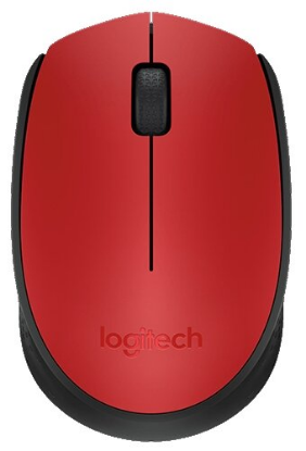 Изображение Мышь Logitech M171 красный