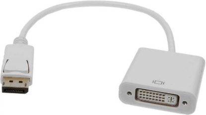 Изображение Переходник VCOM CG602-0.15м DVI-I-DisplayPort (белый) (0,15 м)